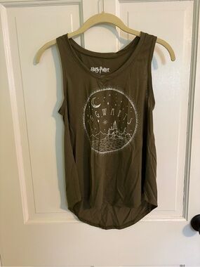 Harry Potter Hogwarts Tank - Olive